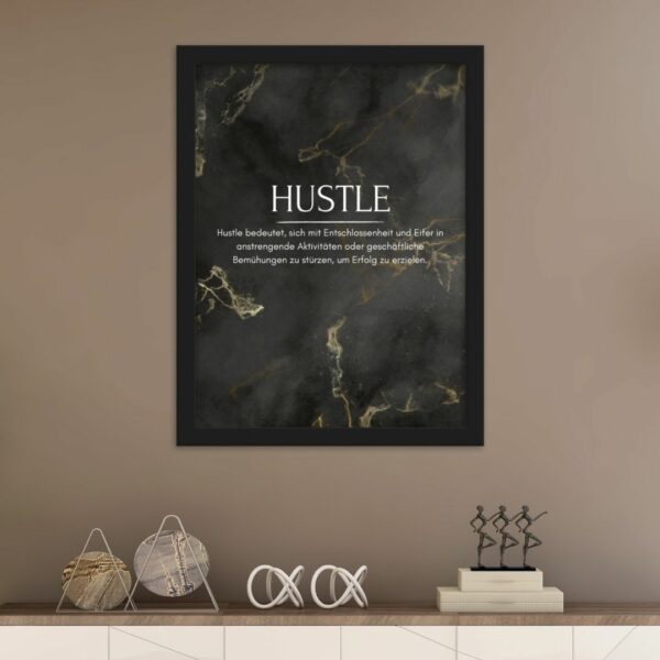 "Hustle" Bild mit Rahmen – Bild 9