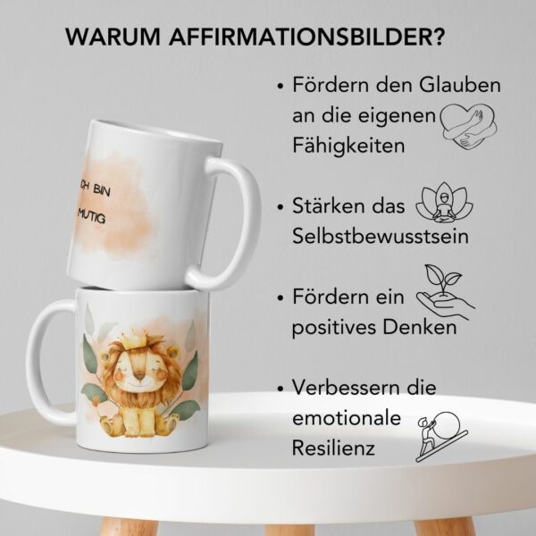 "Ich bin mutig" Kindertasse – Bild 4